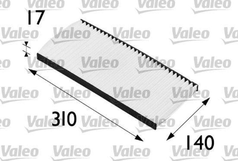 VALEO 698198 Innenraumluftfilter