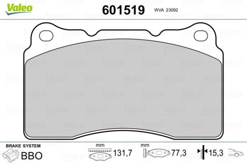 VALEO 601519 SBB-Satz PREMIUM