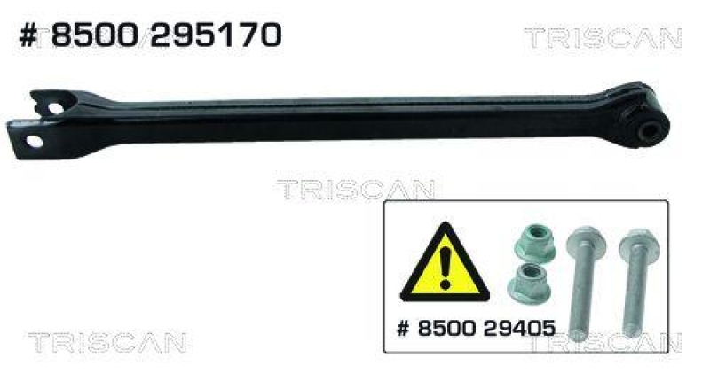 TRISCAN 8500 295170 Querlenker Hinterachse für Audi, Vw