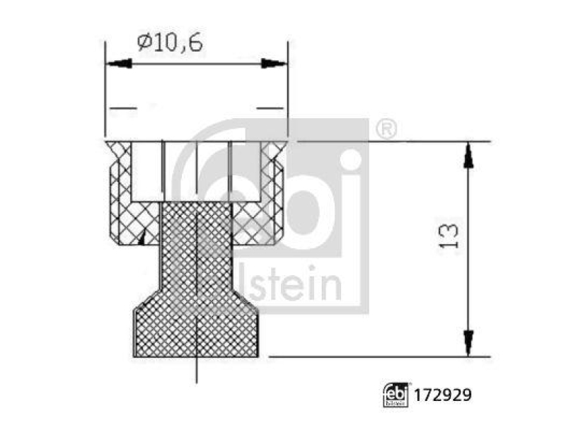 FEBI BILSTEIN 172929 AdBlue® Harnstofffilter mit Dichtring für Scania