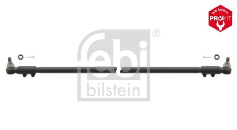 FEBI BILSTEIN 24151 Spurstange mit Kronenmuttern und Splinten für EVOBUS