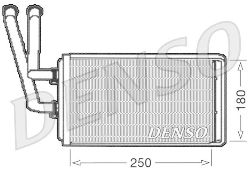 DENSO DRR09100 Wärmetauscher FIAT ULYSSE (94-02)