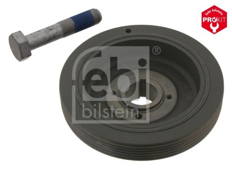 FEBI BILSTEIN 33792 Riemenscheibe (entkoppelt) für Kurbelwelle, mit Schraube für Peugeot