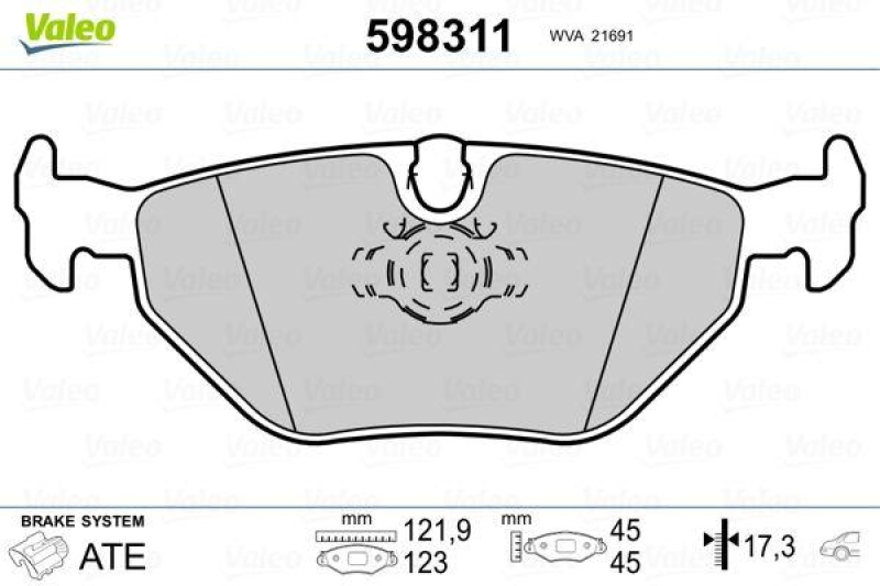 VALEO 598311 SBB-Satz PREMIUM