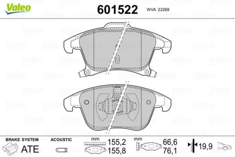 VALEO 601522 SBB-Satz PREMIUM