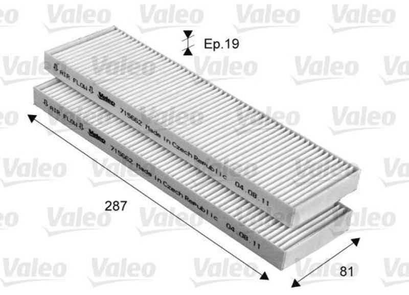 VALEO 715662 Innenraumluftfilter