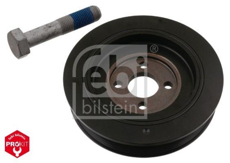 FEBI BILSTEIN 33794 Riemenscheibe (entkoppelt) für Kurbelwelle, mit Schraube für Peugeot