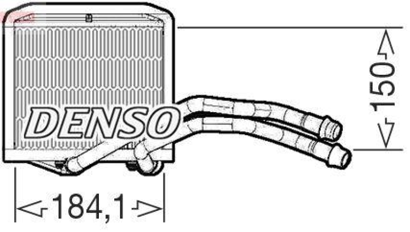 DENSO DRR09102 Wärmetauscher OPEL CORSA E (X15) 1.4 (14-)