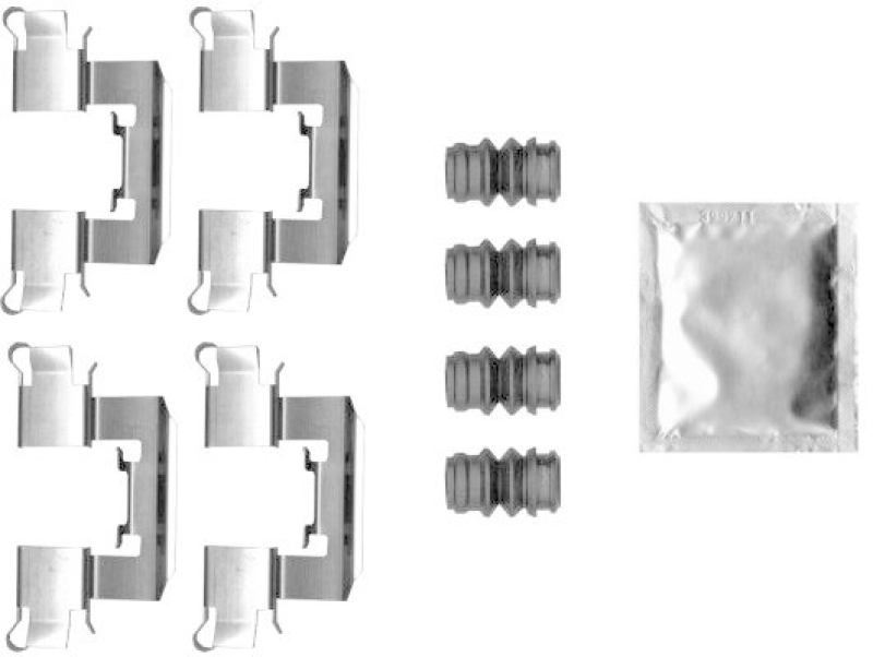 HELLA 8DZ 355 206-411 Zubehörsatz, Scheibenbrem