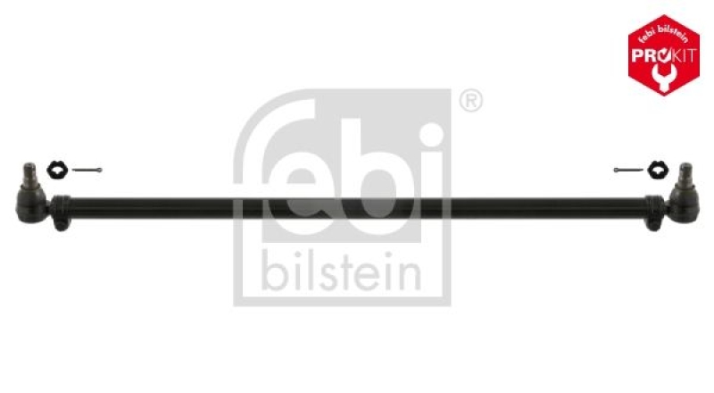 FEBI BILSTEIN 48319 Spurstange mit Kronenmuttern und Splinten für Iveco