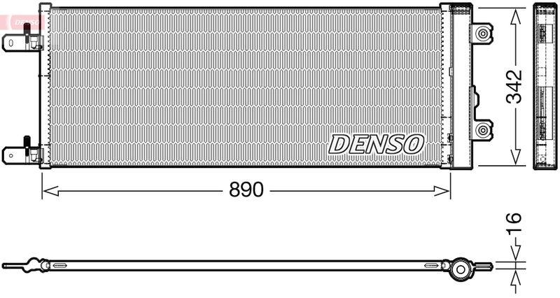 DENSO DCN99071 Kondensator A/C DAF CF (13-) 10.8