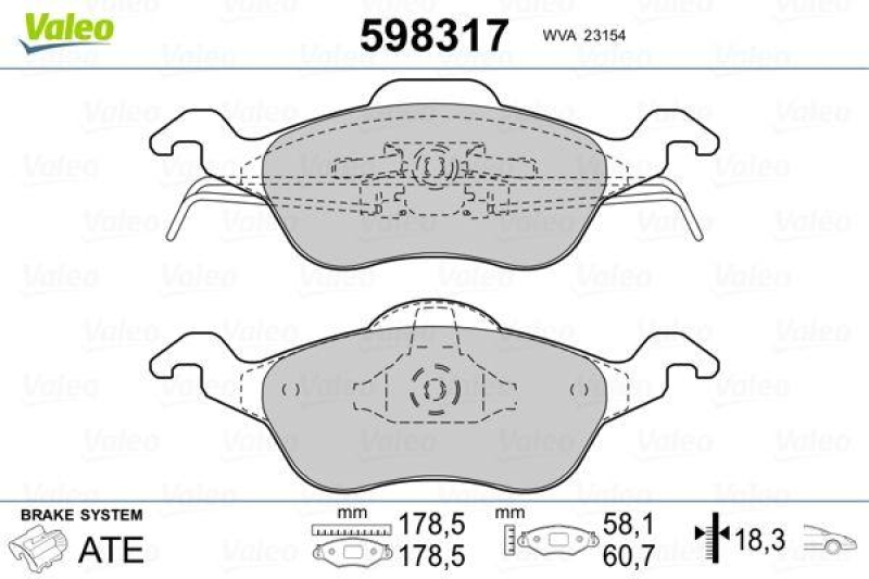 VALEO 598317 SBB-Satz PREMIUM