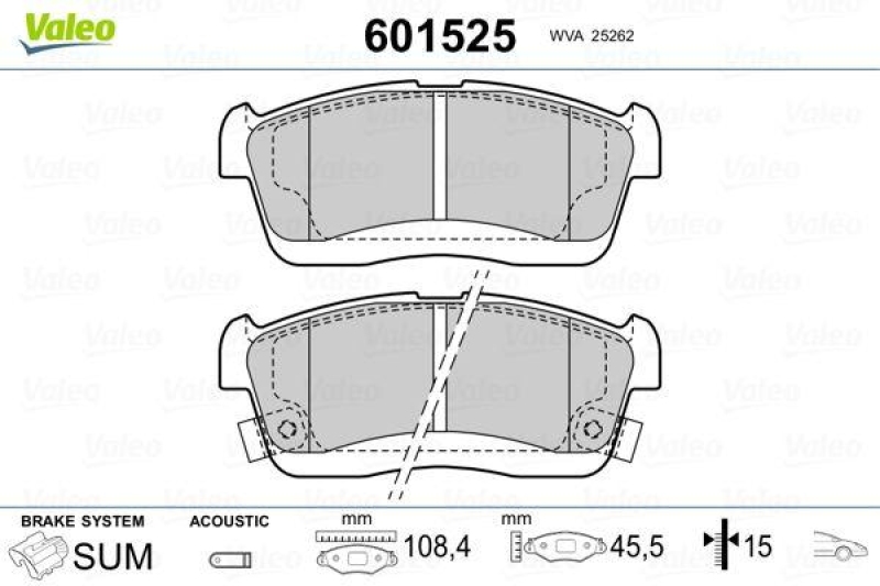 VALEO 601525 SBB-Satz PREMIUM