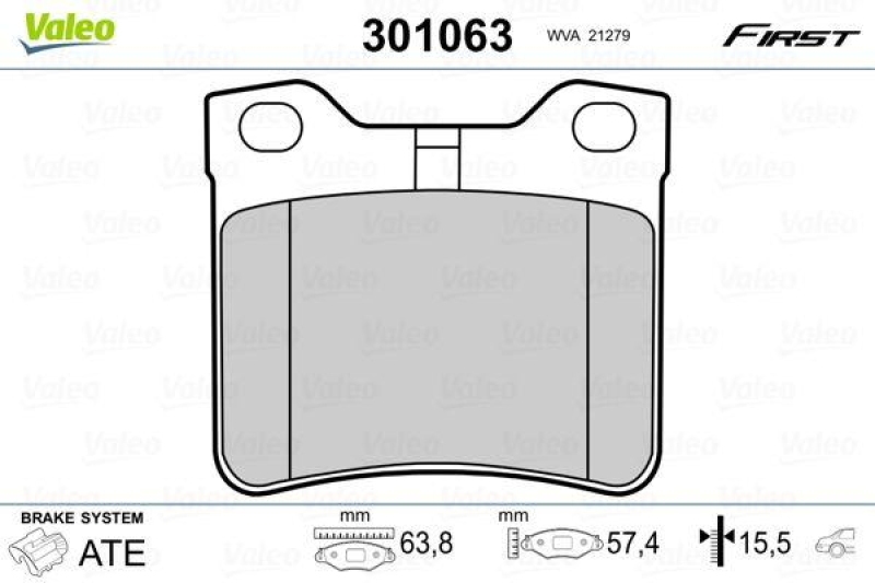 VALEO 301063 SBB-Satz FIRST