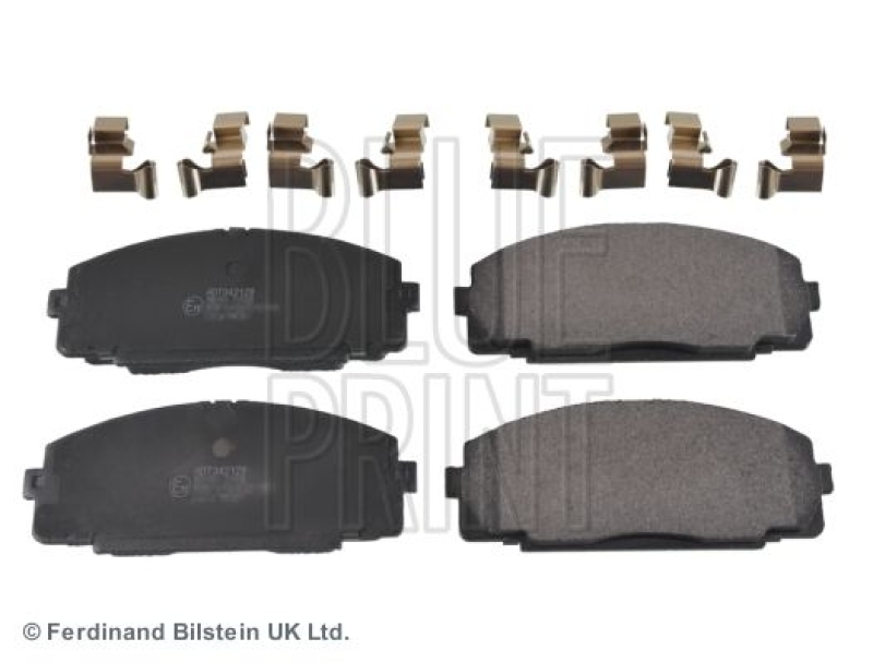 BLUE PRINT ADT342128 Bremsbelagsatz mit Befestigungsmaterial f&uuml;r TOYOTA