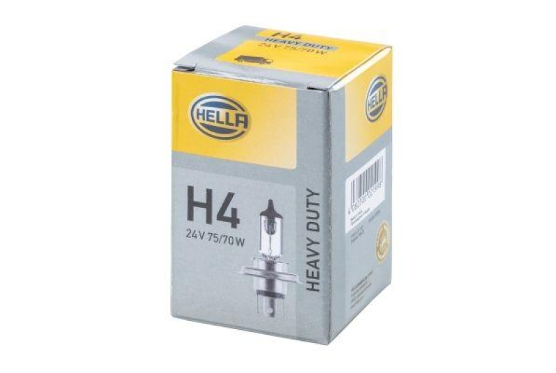 HELLA 8GJ002525-251 Glühlampe H4 24V 75/70W