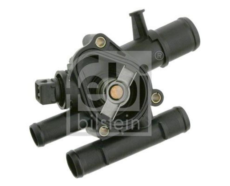 FEBI BILSTEIN 24158 Thermostat mit Gehäuse und Dichtung für Renault