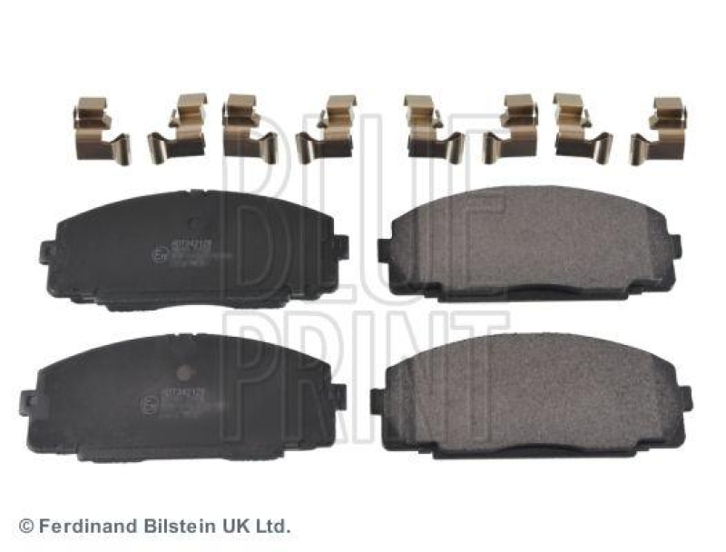 BLUE PRINT ADT342128 Bremsbelagsatz mit Befestigungsmaterial für TOYOTA