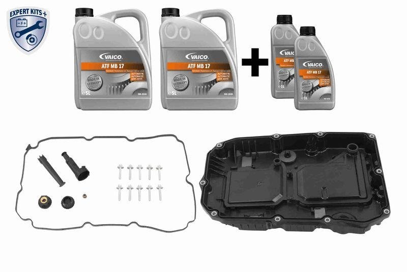 VAICO V30-4427-xxL Teilesatz, Automatikgetriebe-Ölwechsel 9-Gang (9G-Tronic, 725.0) mit Filter, Mi für MERCEDES-BENZ