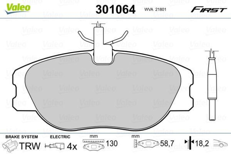 VALEO 301064 SBB-Satz FIRST