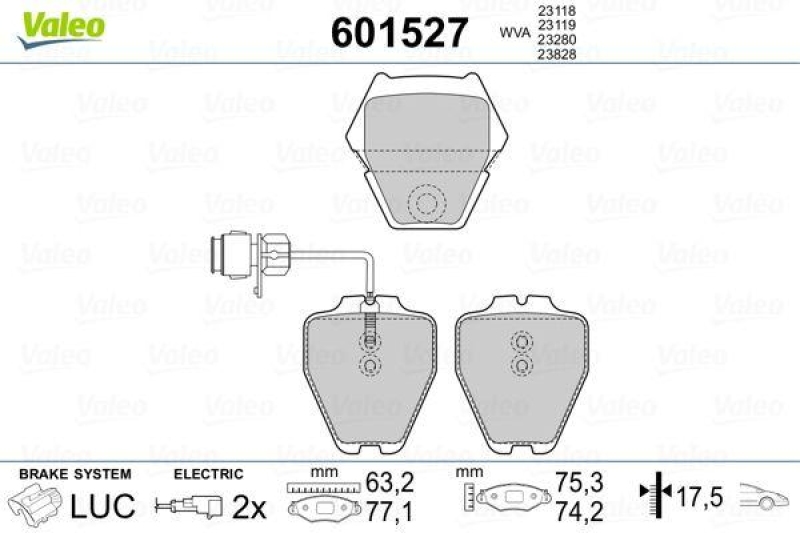 VALEO 601527 SBB-Satz PREMIUM