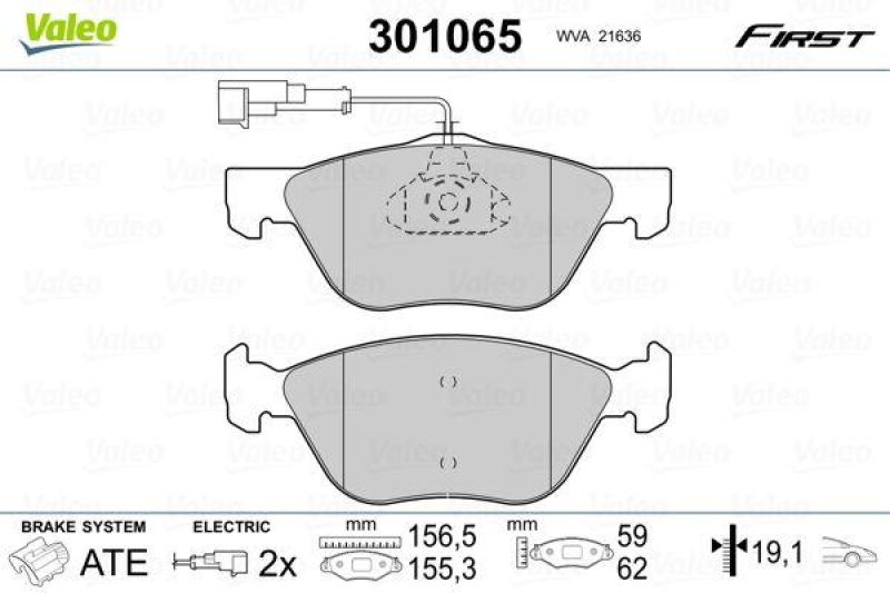 VALEO 301065 SBB-Satz FIRST