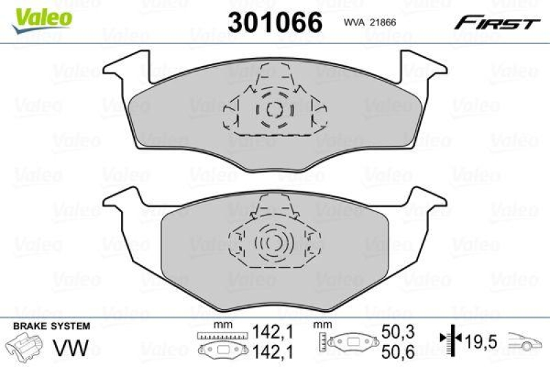 VALEO 301066 SBB-Satz FIRST