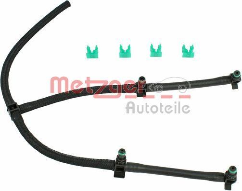 METZGER 0840062 Schlauch, Leckkraftstoff Reparatursatz für FORD/LAND ROVER