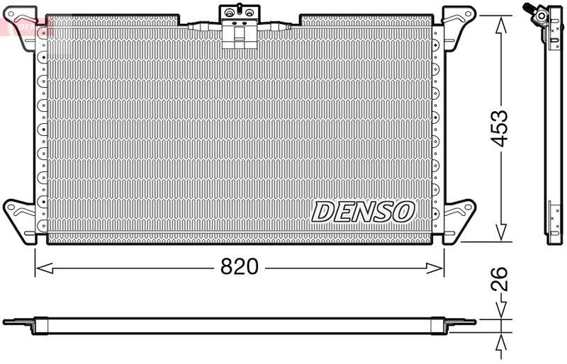 DENSO DCN99075 Kondensator A/C SCANIA 4 - series (95-) 10.6