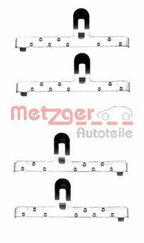 METZGER 109-1048 Zubehörsatz, Scheibenbremsbelag für SEAT/VW