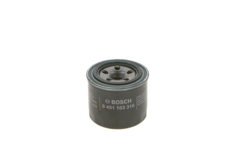 BOSCH 0 451 103 316 Ölfilter P3316 Ø 82mm Höhe 72mm