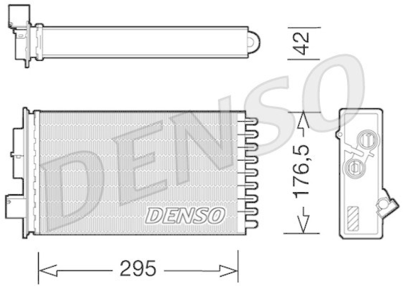 DENSO DRR12022 Wärmetauscher IVECO CV EUROCARGO I-III (91-15)