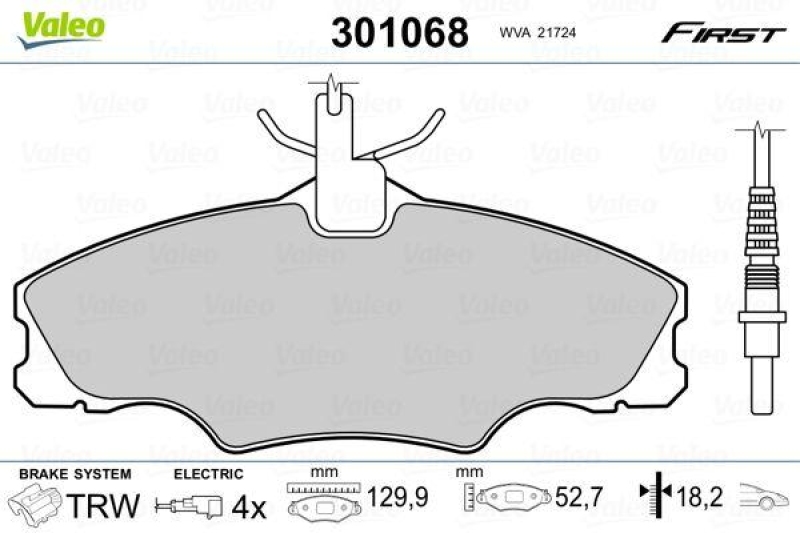 VALEO 301068 SBB-Satz FIRST