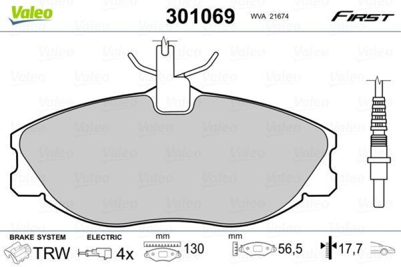 VALEO 301069 SBB-Satz FIRST