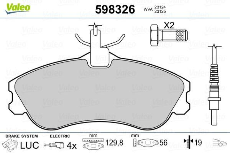 VALEO 598326 SBB-Satz PREMIUM