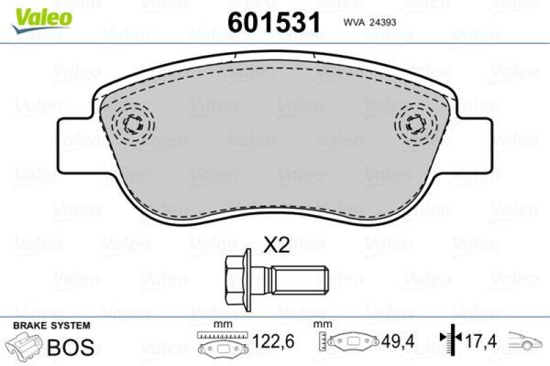 VALEO 601531 SBB-Satz PREMIUM