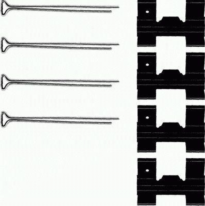 HELLA 8DZ 355 206-511 Zubehörsatz, Scheibenbrem