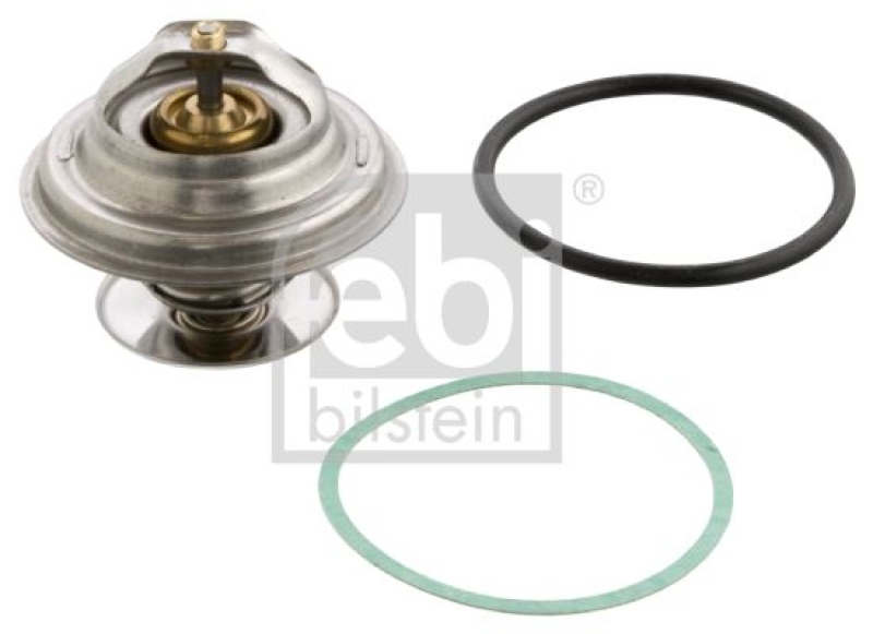 FEBI BILSTEIN 15851 Thermostat mit Dichtring und Dichtung für Mercedes-Benz