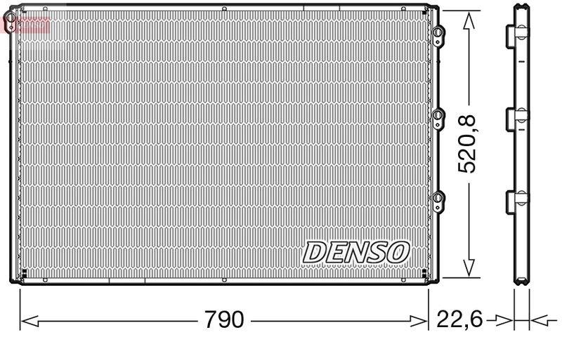 DENSO DCN99079 Kondensator A/C VDL BOVA MAGIQ / FHD-2 (O/S) (06-)