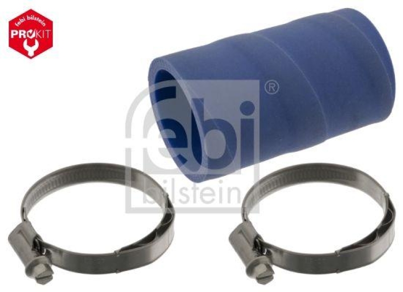 FEBI BILSTEIN 49674 Kühlwasserschlauch mit Schlauchschellen für DAF