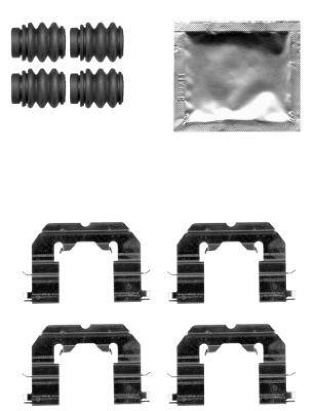 HELLA 8DZ 355 205-231 Zubehörsatz K0452