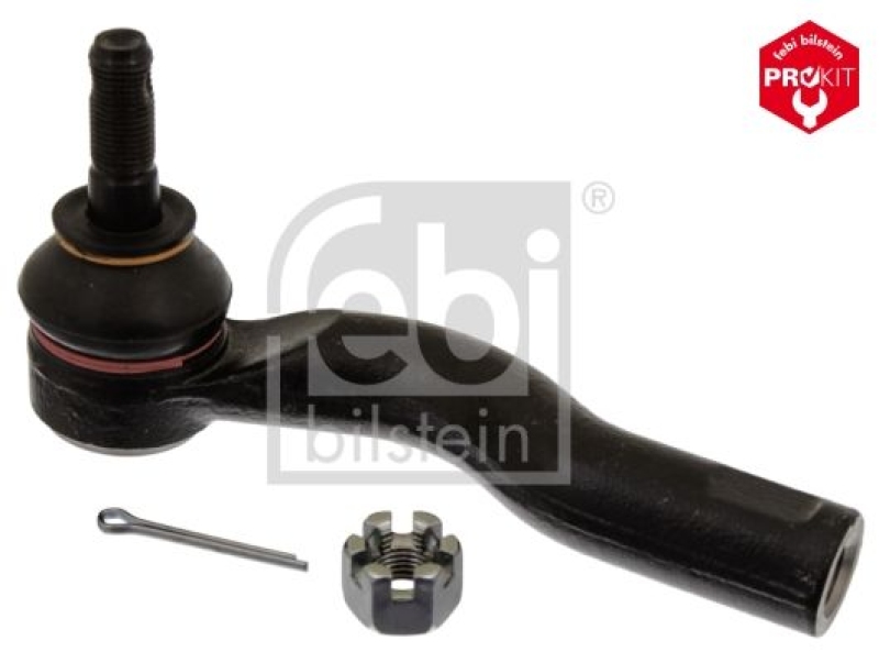 FEBI BILSTEIN 42469 Spurstangenendstück mit Kronenmutter und Splint für MAZDA