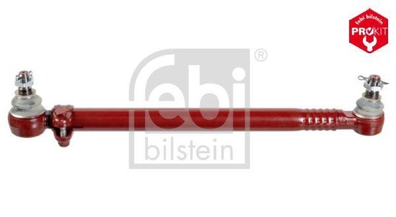 FEBI BILSTEIN 03922 Lenkstange mit Kronenmuttern und Splinten, vom Lenkgetriebe zur 1. Vorderachse für Mercedes-Benz