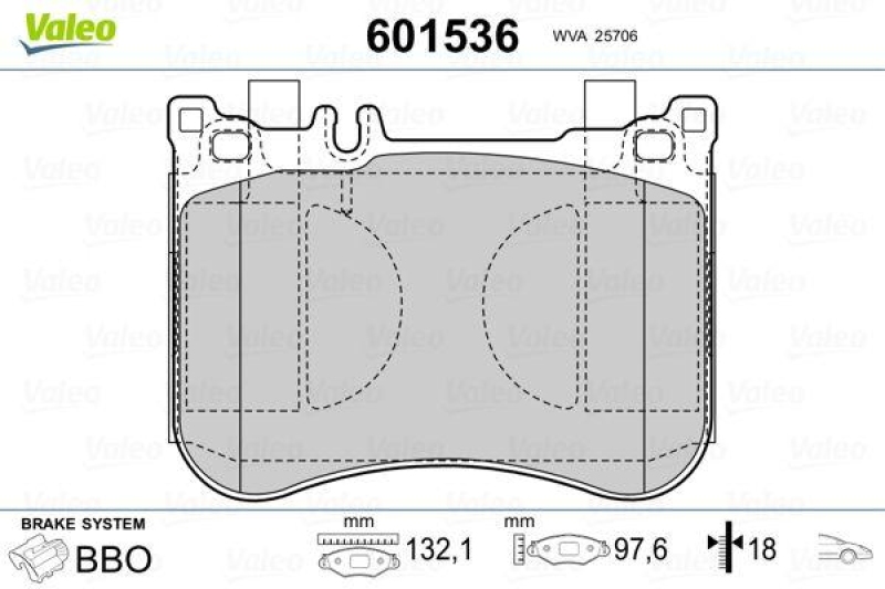 VALEO 601536 SBB-Satz PREMIUM