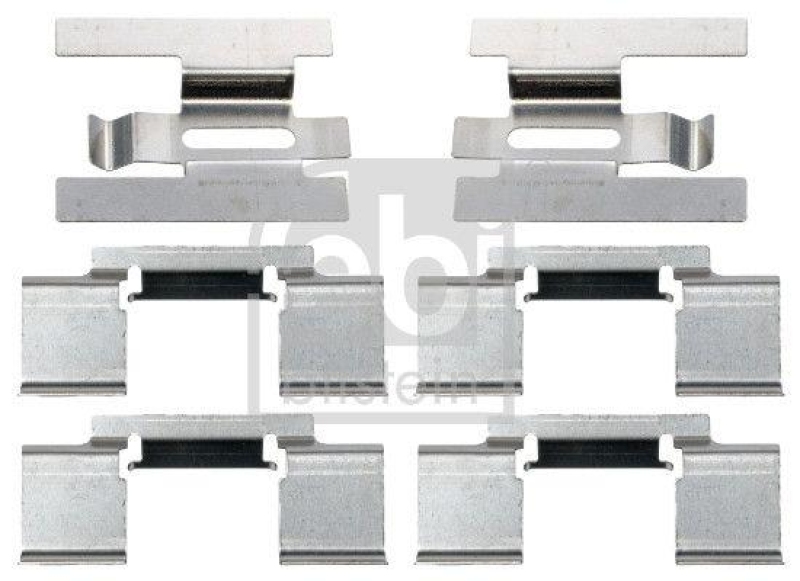 FEBI BILSTEIN 185048 Zubehörsatz für Bremsbelagsatz für Gebrauchsnr. für Befestigungssatz