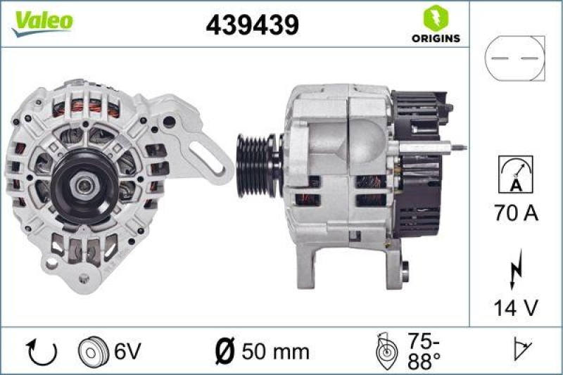 VALEO 439439 Generator Neu - ORIGINS