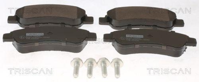 TRISCAN 8110 10563 Bremsbelag Hinten für Citroen, Fiat, Peugeot