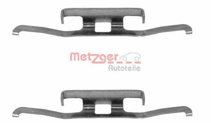 METZGER 109-1098 Zubehörsatz, Scheibenbremsbelag für BMW