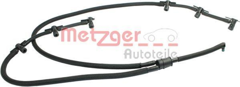 METZGER 0840086 Schlauch, Leckkraftstoff für AUDI/VW MIT DRUCKVENTIL