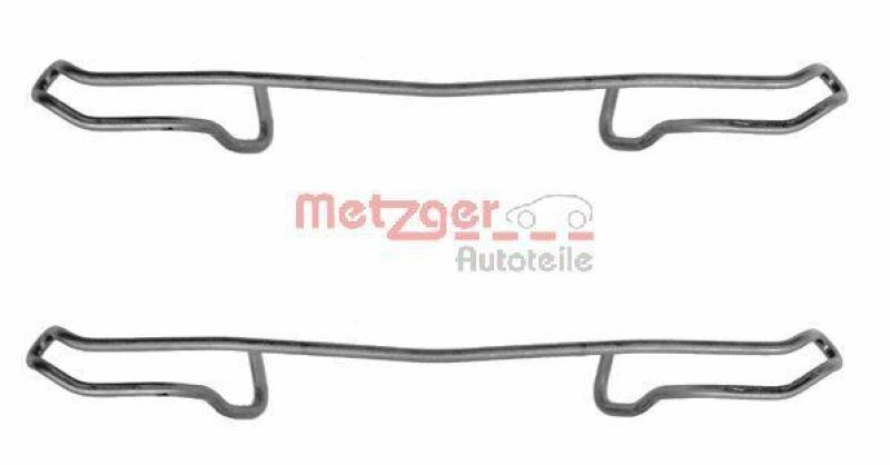 METZGER 109-1100 Zubeh&ouml;rsatz, Scheibenbremsbelag f&uuml;r OPEL